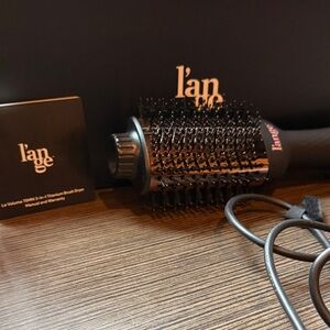 L'ange Black 2-in-1 Brush Dryer